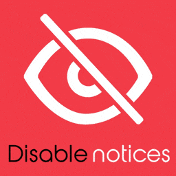 افزونه Disable Admin Notices – Hide Dashboard Notifications
