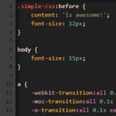 افزونه Simple CSS