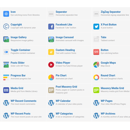 افزونه Add Old School Elements Icons Module for WPBakery Page Builder