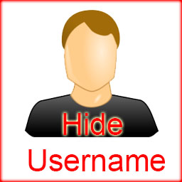 افزونه Hide Username Front Side