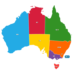 افزونه Interactive Australia Map