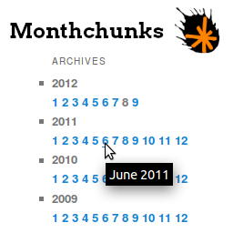 افزونه Monthchunks