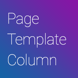 افزونه Page Template Column